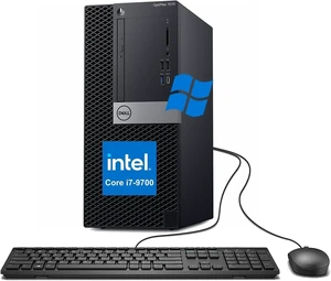 Dell Optiplex 7070 Tower Desktop Computer PC - Intel Core i7-9700 3GHz, 16GB RAM, 500GB SSD, Intel Integrated Graphics, Wired Keyboard, Mouse, WIFI, BT Dongle, Windows 11 Pro Dell Optiplex 7070 Tower Desktop Computer PC - Intel Core i7-9700 3GHz, 16GB RAM, 500GB SSD, Intel Integrated Graphics, Wired Keyboard, Mouse, WIFI, BT Dongle, Windows 11 Pro