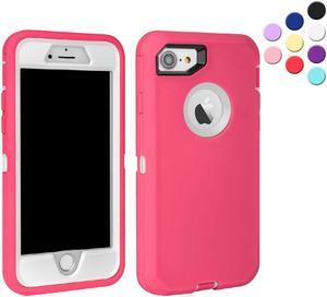 iPhone 7 iPhone 8 Heavy Defender Duty Case - Pink