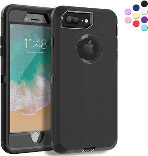 iPhone 7 Plus and iPhone 8 Plus Heavy Duty Defender Case - Black