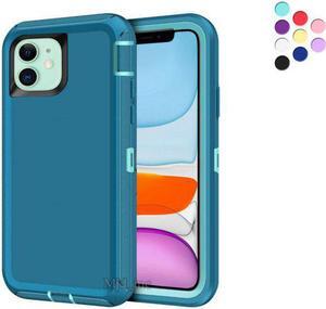 iPhone 11 Heavy Duty Case {Shock Proof-Shatter Resistant - Defender Rubber- Compatible for iPhone 11} Color Teal