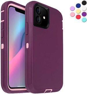 iPhone 11 Heavy Duty Case {Shock Proof-Shatter Resistant - Defender Rubber- Compatible for iPhone 11} Color Purple