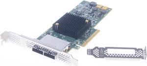 LSI LSI00300 (9207-8e) PCI-Express 3.0 x8 Low Profile SATA / SAS Host Controller Card--Avago Technologies