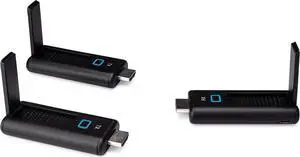 ClearClick Present+Share Mini - Wireless Presentation System for Laptops, PC, HDMI, Smartphones, & TV or Projector (2 Transmitter, 1 Receiver Kit)