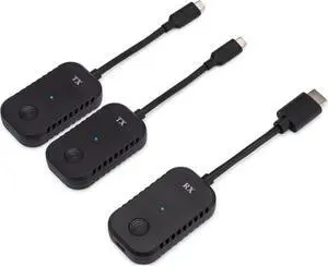 ClearClick Present+Share (USB-C Edition) - Wireless Presentation & Video Broadcasting System for Laptops & Smartphones (2 USB-C Transmitters, 1 HDMI Receiver)