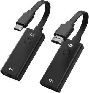 SoundBeast 4K Wireless Presentation & Video Broadcasting System for Laptops & Smartphones | 1 Transmitter, 1 Receiver Included | Transmits & Receives at True 4K or 1080P | Plug & Play SoundBeast 4K Wireless Presentation & Video Broadcasting System for Laptops & Smartphones | 1 Transmitter, 1 Receiver Included | Transmits & Receives at True 4K or 1080P | Plug & Play