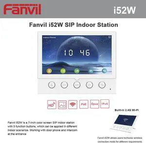 Fanvil i52W SIP Indoor Station 4 SIP Lines 2.4G Wi-Fi