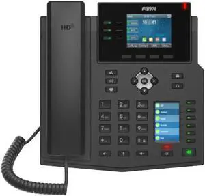 Fanvil X4U - 5 Units of X4U Enterprise IP Phone 12 SIP Lines Dual Gigabit Port with PoE Bundle