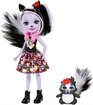 Enchantimals Sage Skunk Doll & Caper Figure, 6-inch small doll