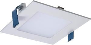 Halo HLB4S069301EMWR LED Ultra Thin Downlight, 4 inch square, Recessed Integrated LED Kit, White, Dimmable