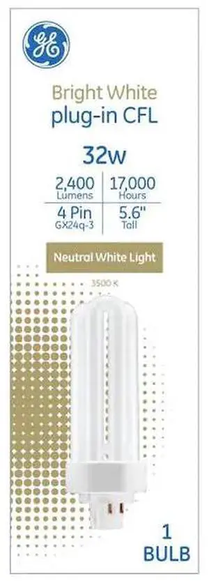 GE 30185 Biax F32TBX/835/ECOLTP 4 pin 32 watt 3500K (pack of 6)