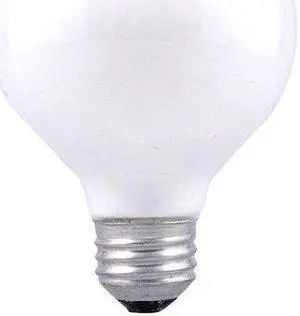 Double Life 25W Globe Light Bulbs, White, 3-Pack-Sylvania