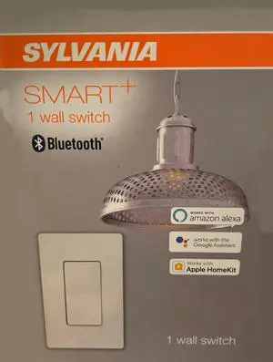 Sylvania SMART+ BlueTooth Wall Switch Works with Amazon Alexa, Google Assistant, Apple Homekit Smart Switch