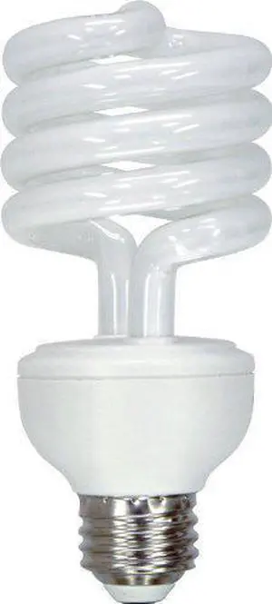 GE Lighting 77124 Energy Smart CFL 3-way 13/19/26-Watt (100-watt replacement) 600/1150/1750-Lumen T3 Spiral Light Bulb with Medium Base, 1-Pack by GE Lighting