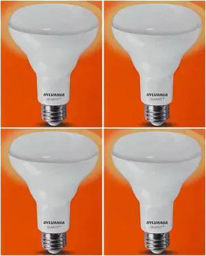 (4 pack) Sylvania Smart+ LED BR30 LED Smart bulb 700 lumens