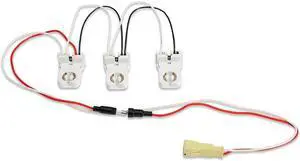 GE 32083 - 3-Lamp Wiring Harness for LED Tubes Includes (3) Pre-Wired Non-Shunted Sockets In-Line Fuse Quick Disconnect (BT8-3L-KIT/NS)