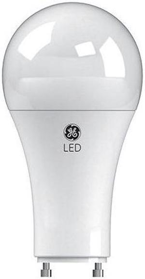 GE 46666 A21 LED Light Bulb, 15 watts, 1600 lumens, 2700K warm white, plug-in GU24 base