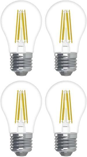 (4 bulbs) GE basic LED A15, Dimmable, 60 watt equivalent, 500 lumens, soft white LED ceiling fan Light bulb