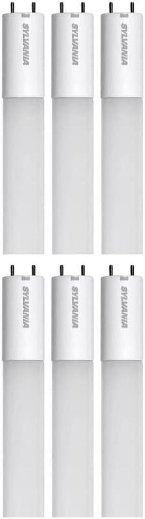 (6 pack) Sylvania 40585 LED tube LEDlescent 48 inch T8 Ballast-Free Fluorescent Replacement 4100K Frosted Glass