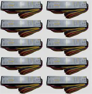 10 Pack of GE UltraMax 67911 GE432MAX-G-H 4x 32W T8 120-277V Fluorescent Electronic Ballasts
