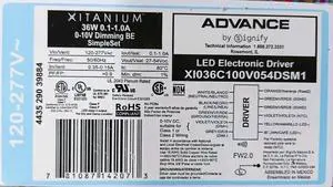 Philips Advance Xitanium LED Electronic Driver Xi036c100v054dsm1