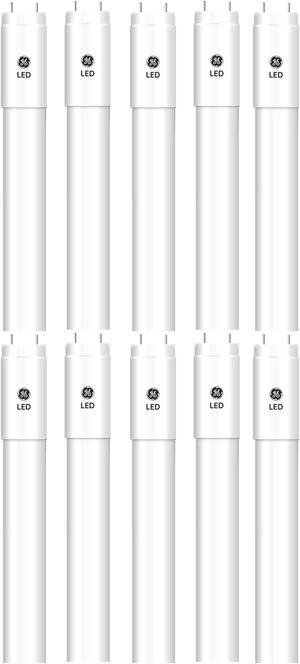 (case of 10) GE 34249 - LEDT8/LC/4/835 48 inch T8  LED Tube Type C, Adjustable Lumens and wattage, Plastic, Dimmable, 4ft LumenChoice, 3500K