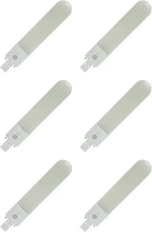 (case of 6) GE LED Plug-in, 5 watt, 2 pin, 2700K, LED5GX23/827