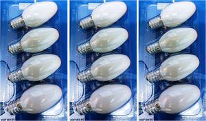 (12 bulbs) GE 69836 Frosted C7 Night Light Incandescent Night Light Bulb, Soft White, Beautiful Classic Utility Light Indicator Light