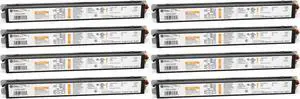 (case of 8) GE 31307 Proline T5 2-Bulb Electronic Ballast, GE28T5/2-120RESL, Rapid start