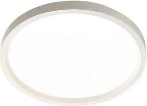 Philips Lightolier SlimSurface LED 10 inch Round Surface Mount Wafer, 2700K, Dimmable, 120-277V, Damp Location rated, White, 2200 lumens LED Luminaire 5/8 inch slim, S10R-827K-22-Z10U