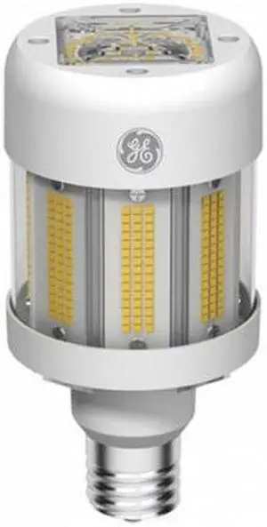 GE LED 93125012 omni-directional LED lightbulb, LED50ED23.5M/730, 3000K, E26 base, 7500 Lumens, Damp Location rated, Ballast Bypass Type B, LED upgrade for 100 watt HID