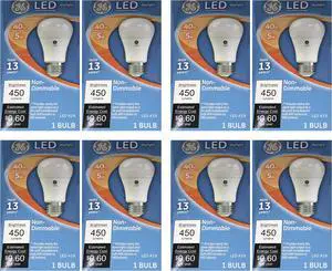 (8 pack) GE 61968 LED A19 40 watt equivalent Daylight LED Light Bulb