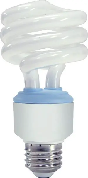 GE Lighting 80888 Energy Smart Spiral CFL 20-Watt (75-watt replacement) 1200-Lumen T3 Spiral Light Bulb with Medium Base, 1-Pack