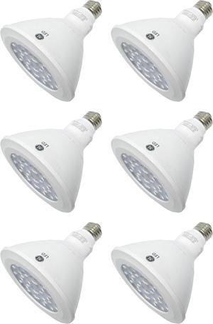 (6 bulbs) GE 94906 Reflector Spot PAR38 LED Light Bulb, 2700K Warm White, Dimmable, 18 watt 1300 lumen LED Light Bulb