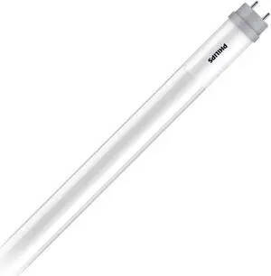 Philips 471755 15T8/COR/48-835/MF20/G  LED Straight T8 Tube Light Bulb, 48 inches,  for Replacing Fluorescents. 15 watts, type B ballast bypass, frosted glass