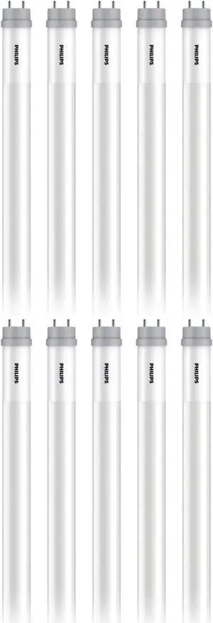 (10 tubes) Philips 471755 15T8/COR/48-835/MF20/G LED Straight T8 Tube Light Bulb, 48 inches,  for Replacing T8 Fluorescent lamp , 15 watts, type B ballast bypass, frosted glass, 2000 lumens, 3500K
