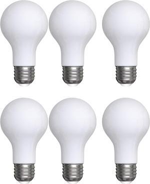 (6 bulbs) GE 31181 Daylight LED Frosted LED Classic Shape A21, 75 Watt Equivalent, 1060 Lumen, 10 watt Medium Base LED Light Bulb