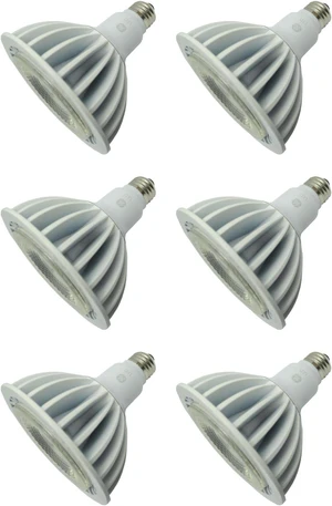 (case of 6) GE 75447 - LED PAR38, 32 watt, Dimmable LED Light Bulb, 3000K Neutral White, High Output LED 15 degree Spot Lamp (case of 6) GE 75447 - LED PAR38, 32 watt, Dimmable LED Light Bulb, 3000K Neutral White, High Output LED 15 degree Spot Lamp