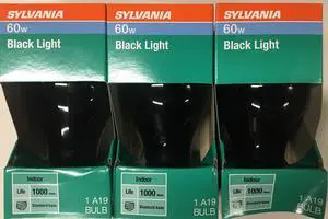 Sylvania 60 Watt Black Light Bulb (3 pack) Sylvania 60 Watt Black Light Bulb (3 pack)