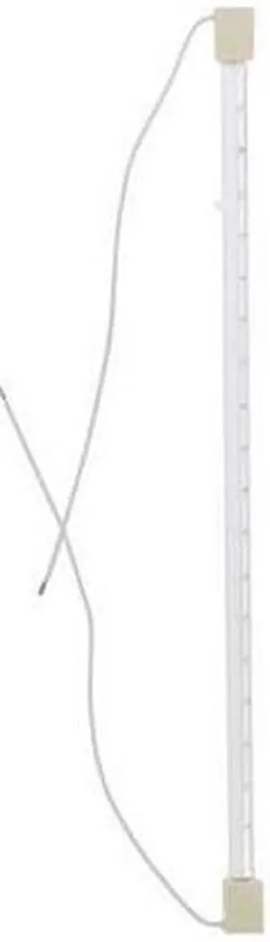 GE Specialty Bulb 18668-QH2MT3/CL/VB, 2000 watt Linear T3, Clear Heat Lamp, Quartz Halogen 230V, 2450K Incandescent Bulb