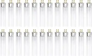 (case of 24) GE 28178-5113WW Fluorescent T5 Miniature Aircraft Light Bulb, 2700K Warm White, T5 fluorescent lamp, 21 inches, 13 watt, 790 lumens