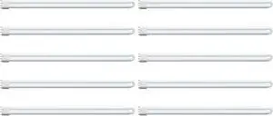 (case of 40) GE 75399 F40/25BX830IS/WM 25-Watt 3000K 4-Pin Single Tube Compact Fluorescent Lamp, 21.5 inch