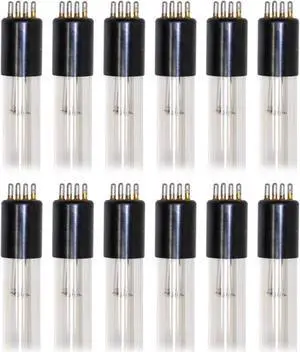 (12 tubes) GE 29503 - G36T5/4P/SE Germicidal Fluorescent Light Bulb, 4 pin base, 34 inch, Specialty T5 fluorescent tube