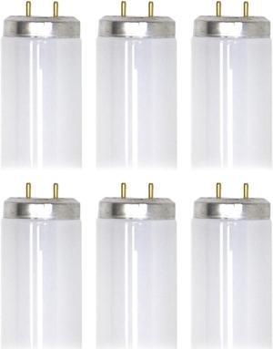 (pack of 6) GE Lighting 72128 F32T8/25WSPX30EC 25 Watt 4 Ft. T8 Linear Fluorescent Lamp 3000K, 48 inches