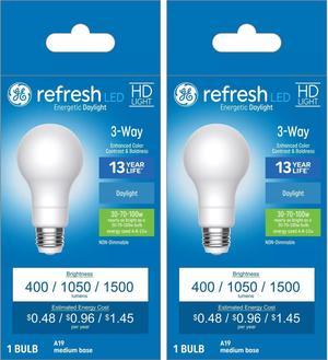 90/120/150-Watt Equivalent PAR38 3-Way Spot Energy Star Dimmable CEC LED  Light Bulb Daylight (2-Pack)