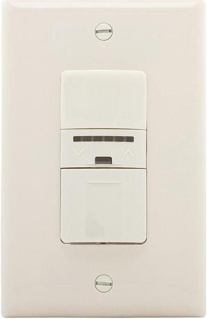 Eaton VS106D1-LA Vacancy Sensor with Dimmer, Light Almond, Dimmer sensor, 120V