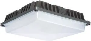 Philips Garage & Canopy LED Light, 88 watt, frosted lens, 4000K Neutral White, 10500 lumens, PGC88-NW-G1-SM-5-8-BZ, surface mount
