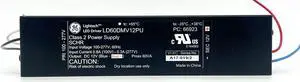 GE 66923 - 60 watt Output 120-277 volt Input Constant Voltage LED Driver (GELD60DMV12PU 66923)