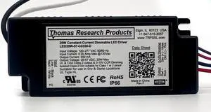 Thomas Research Products LED20W-57-C0350-D Constant Current LED driver, dimmable, 20 watt, 350mA