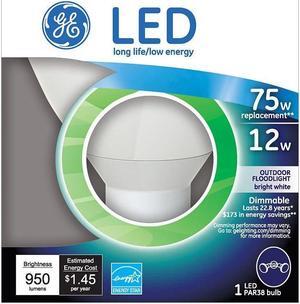 12 Watt LED PAR38 Outdoor Floodlight - Replaces 75 Watt Light Bulb 1 Pack, 950 lumens, Dimmable, Bright White
