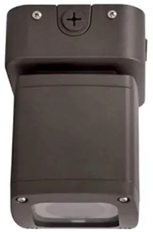 Sylvania 60213 LED Canopy Fixture, 13 watt, 1390 lumens, 5000K Daylight, Bronze, Square, Ceiling Mount, Type V, 120/277 Volt